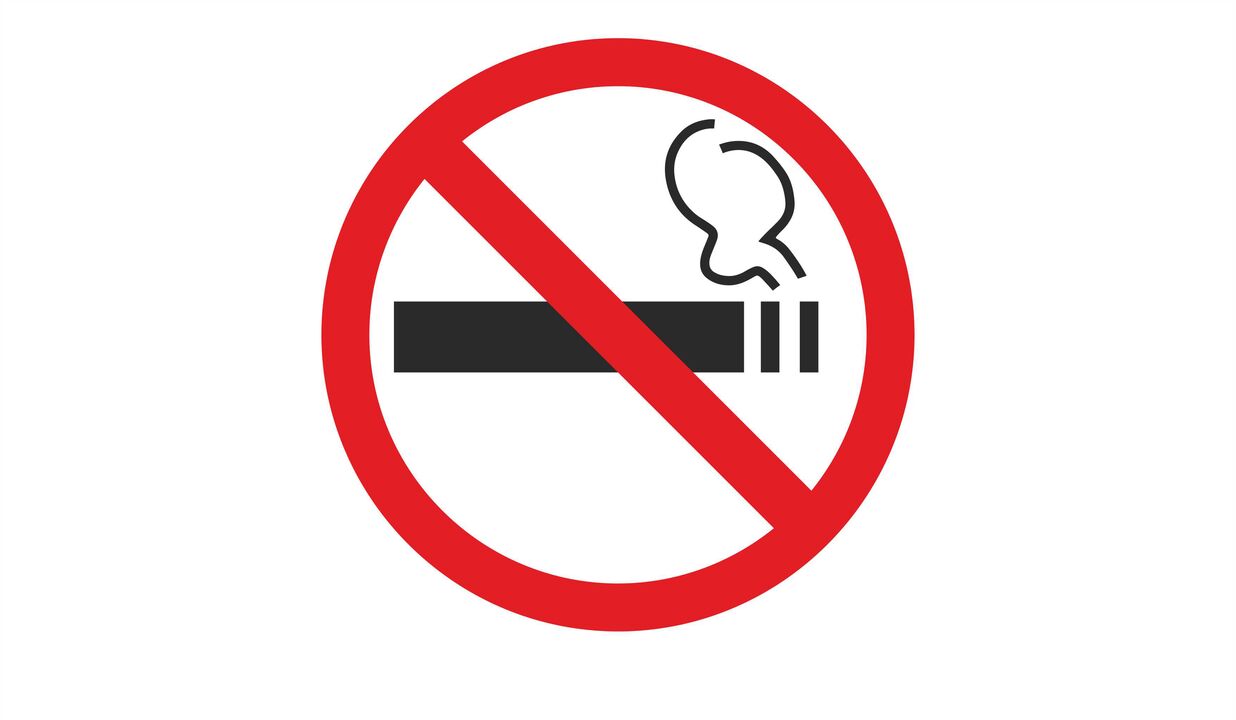 prohibición de fumar cigarrillos